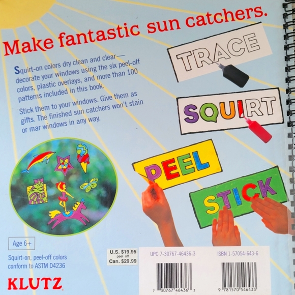 Window Art Craft Book by Klutz - Picture 2 of 8